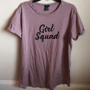 Rue21+ graphic tee GIRL SQUAD